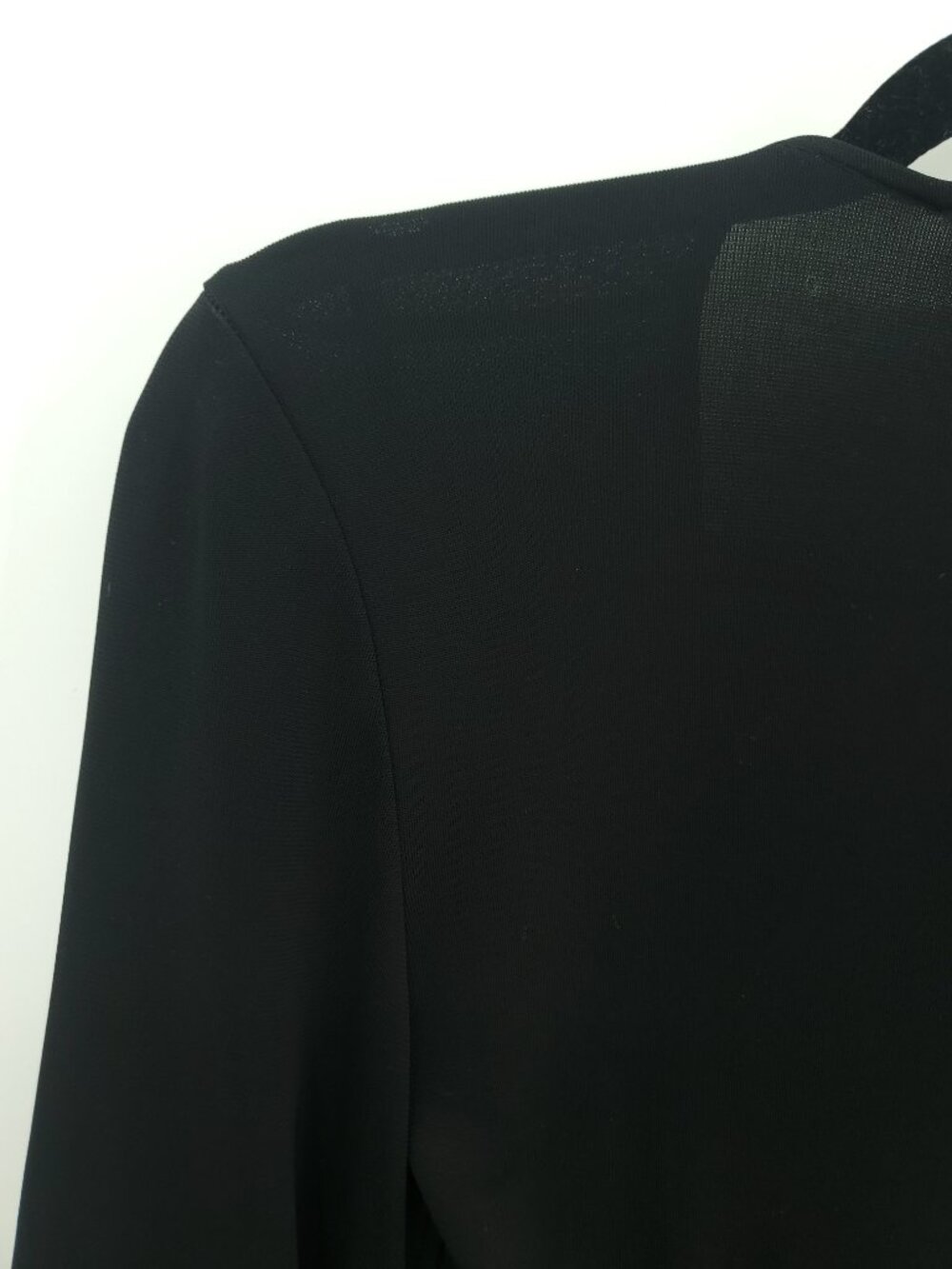Diane Von Furstenberg 3/4 Sleeve True Wrap Dress 10 Black - Picture 11 of 14